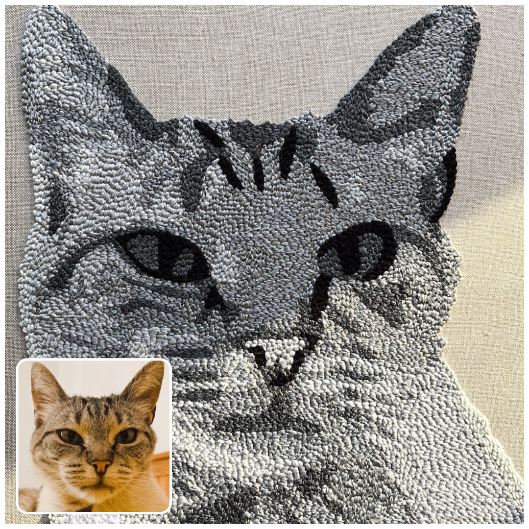 Punch Needle Portrait
