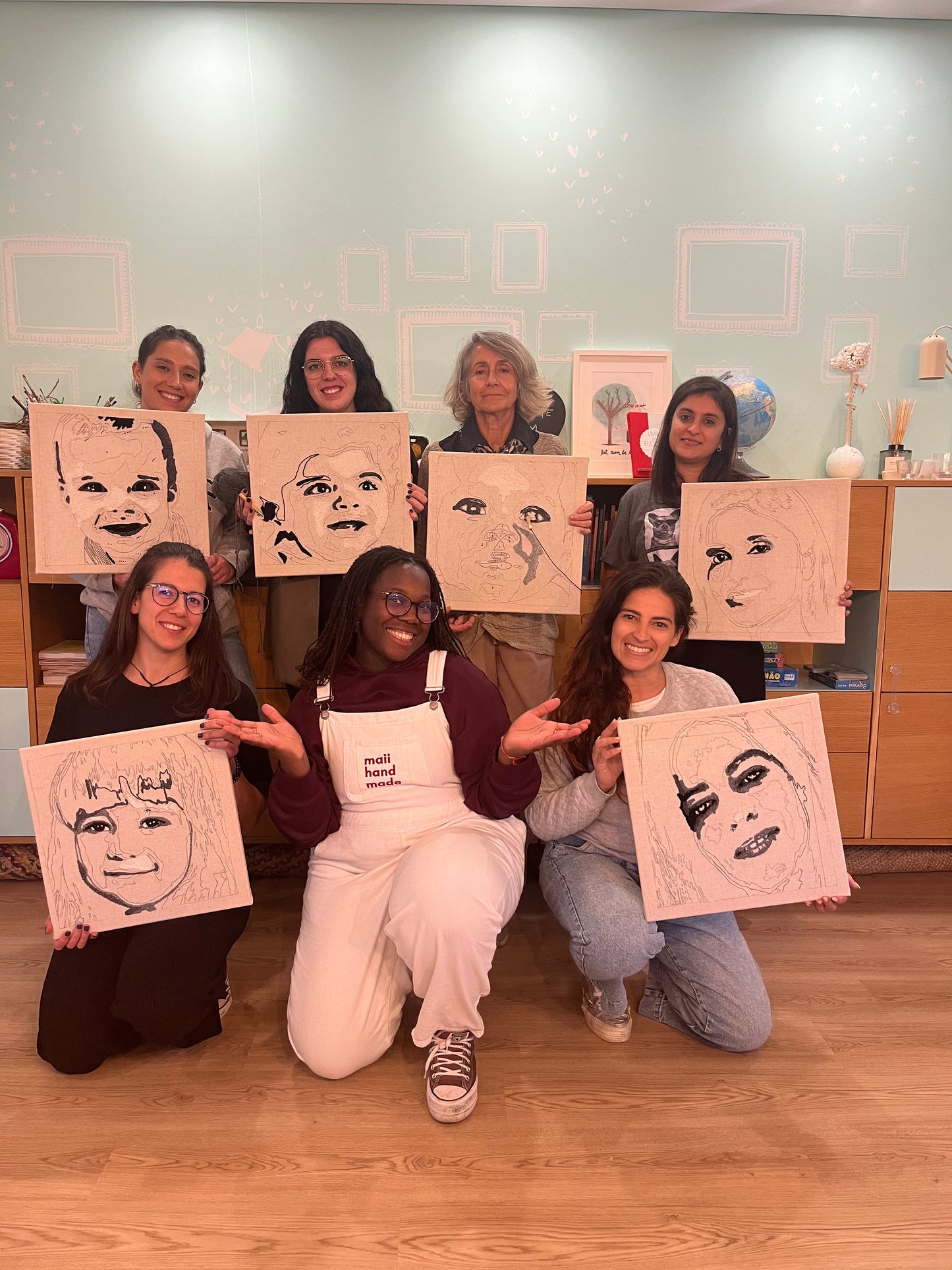 Workshop - Punch Needle Embroidered Portrait