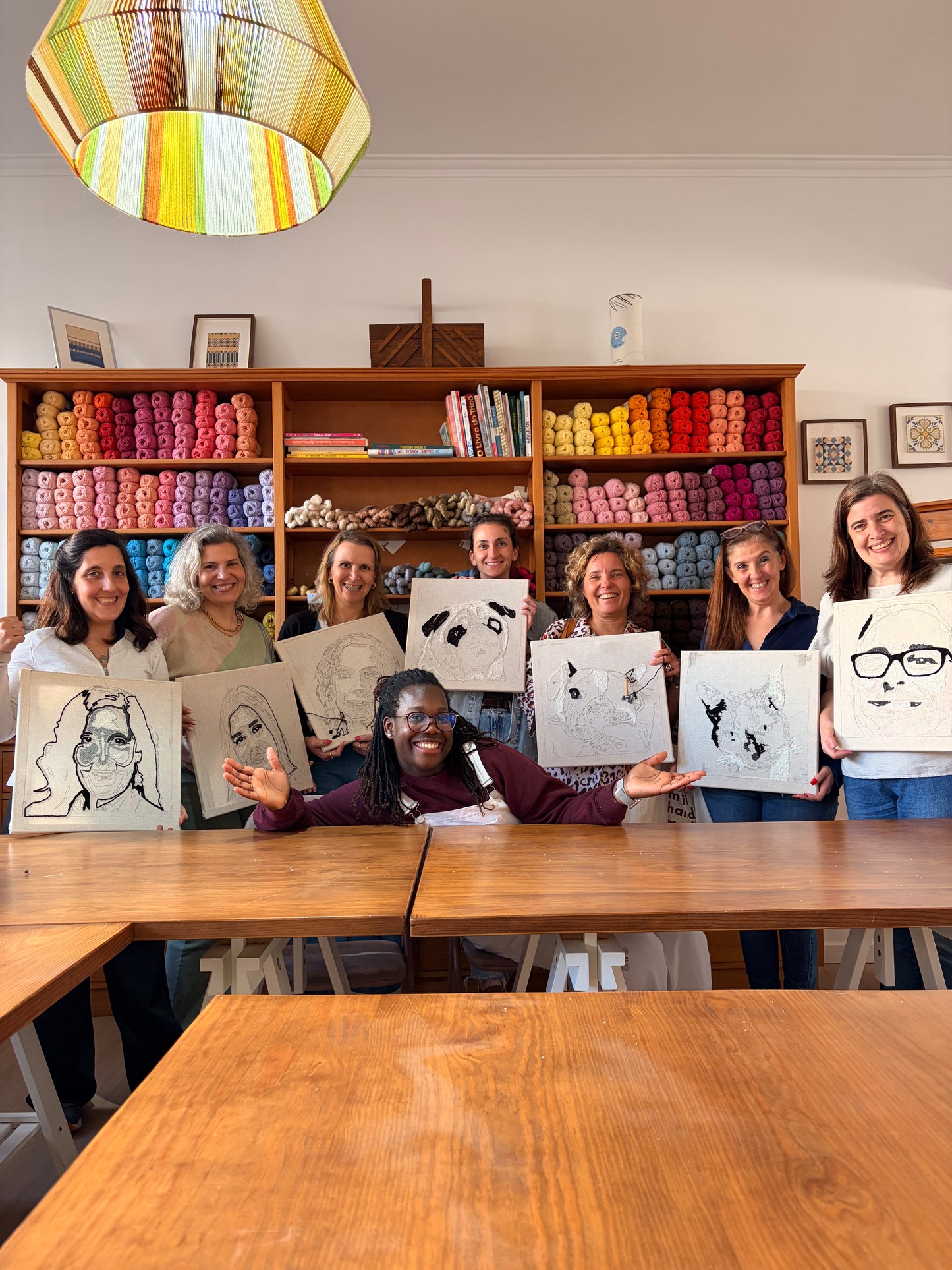 Workshop - Punch Needle Embroidered Portrait